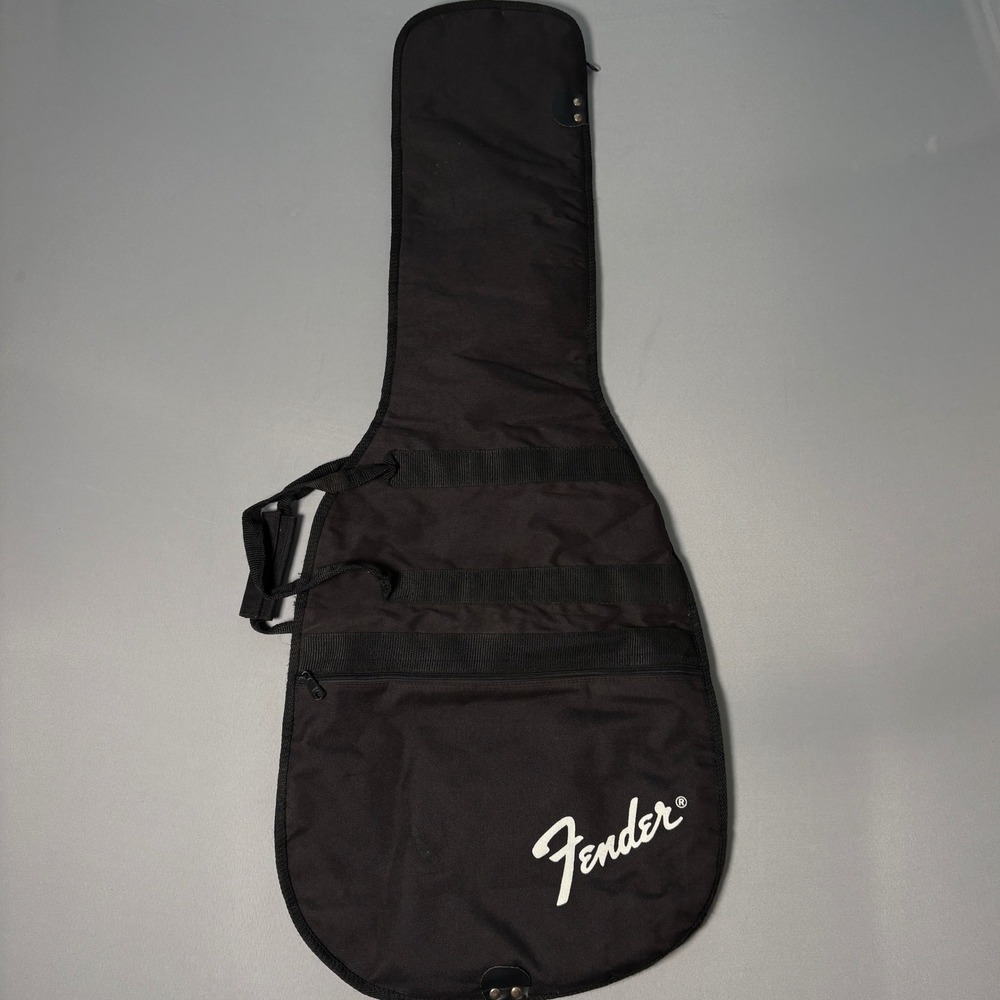 Fender Electric Guitar Gig Bag Soft Case Black Nylon with Front Pocket